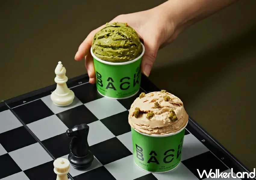 ▲台灣精品植物奶冰淇淋BACK BACK首波主打重度抹茶與味噌焦糖兩款純素甜點。