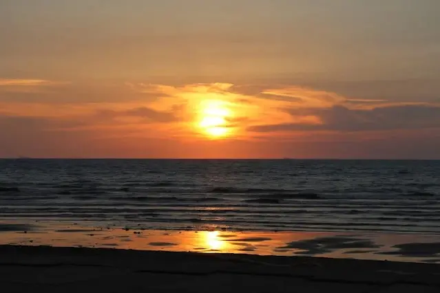 新屋濱海林蔭沙洲 (西濱公路) - 夕陽 - 太陽