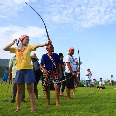 [花蓮]彩繪靜浦工作假期：原味部落生態體驗冒險(射箭,划竹筏,抓浪花蟹,撒八卦網)