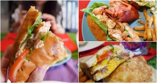 台中早午餐推薦！LAFETE法月早午餐！兩三百元也太划算了~大推龍蝦堡、牛肉堡三明治：)