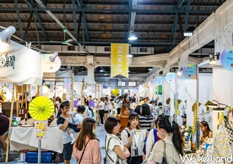 室內華山市集來逛！國際手作設計節3天快閃，超過200家手作超好買。