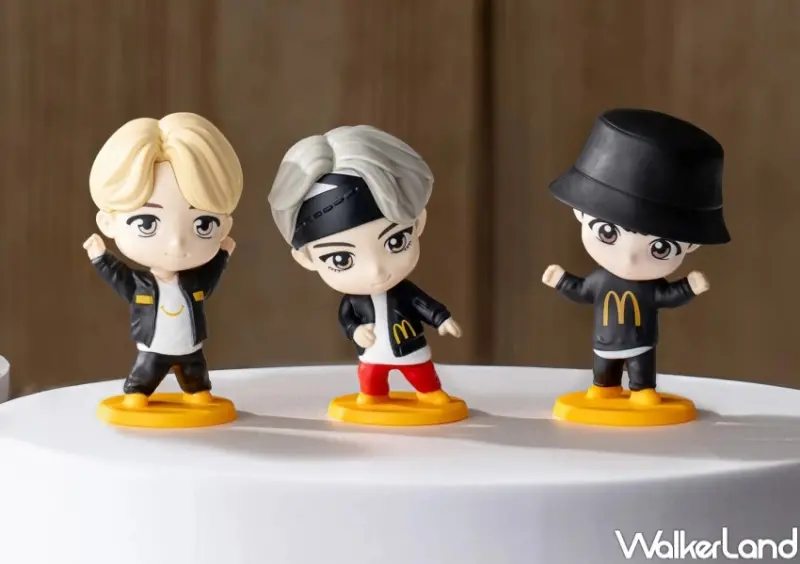 BTS麥當勞公仔！麥當勞限定版TinyTAN盲盒加價購，ARMY吃麥當勞抽起來。