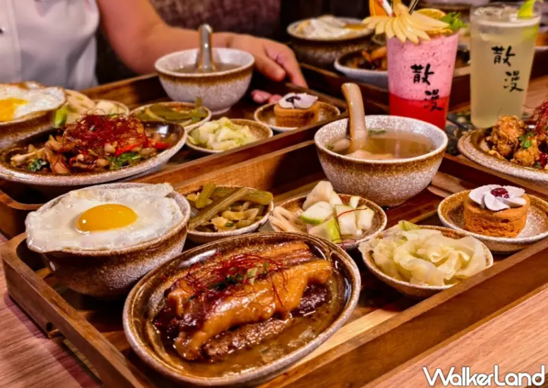 最潮高雄控肉飯！一點散漫高雄概念店 DJ表演配控肉飯，米飯、湯品、手作小菜免費無限續。