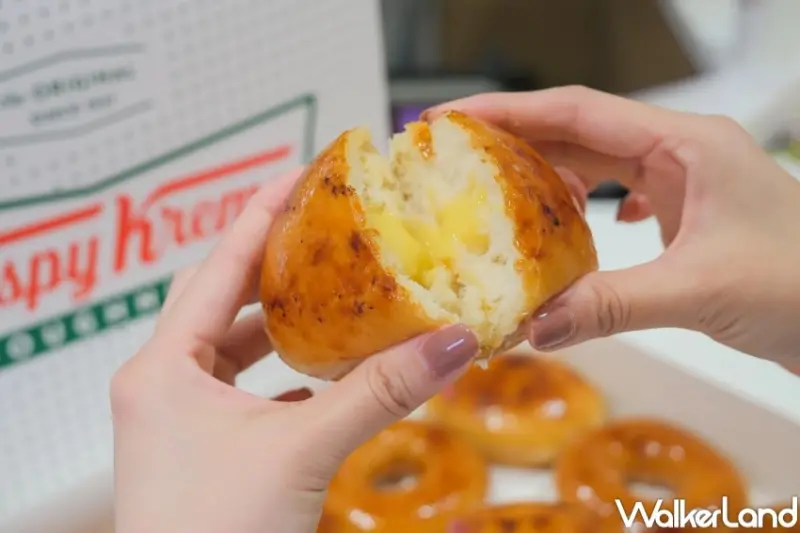 烤布蕾甜甜圈快閃16天！Krispy Kreme烤布蕾甜甜圈，加碼烤布蕾夾心貝開吃。