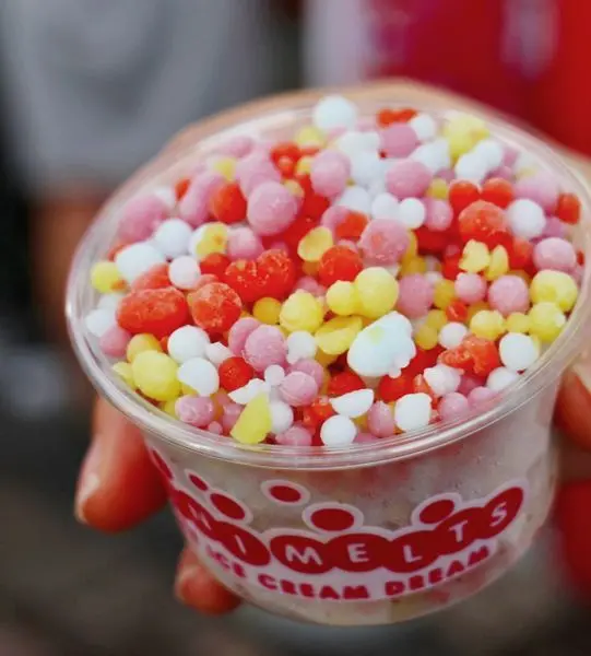 ♫捷運周邊美食，捷運西門站，Mini Melts 粒粒冰淇淋