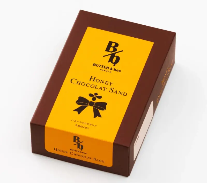 福岡人氣品牌期間限定商品再登場，蜂蜜巧克力夾心餅乾隆重回歸，又吃得到奶油×蜂蜜×巧克力的幸福滋味。