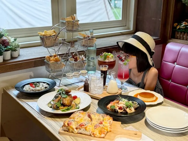 【陽明山美食推薦】阿緹卡義大利Pizza專賣店Antica58︱陽明山上最好吃的披薩雙人套餐還有小朋友喜歡的摩天輪炸物拼盤（文末有菜單）