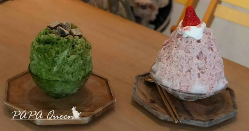 台中老宅秘境冰店！黎明新村花毛かき氷喫茶，品嚐季節限定日式刨冰。