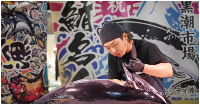 和歌山海鮮全體驗！黑潮市場 必看鮪魚解體秀，海鮮控天堂。