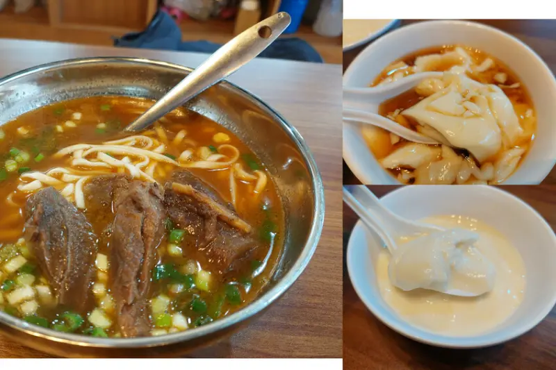 內用90元起!豆漿、豆花免費吃到飽，林口龜山美食小吃老皮牛肉麵