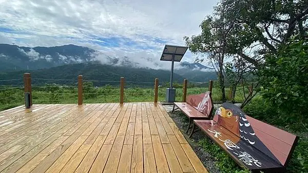 ▲宜蘭冬山景點自然系推薦：中山茶園步道，擁有360度還景景觀平台 /大海愛上藍天 提供、WalkerLand窩客島整理