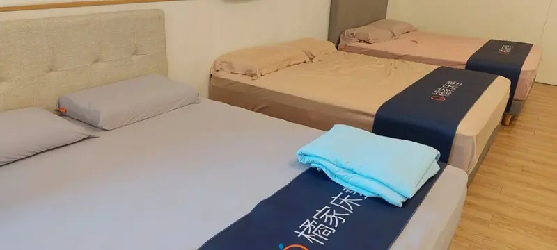 居家生活｜ 橘家床墊oghome 高雄美術館門市，寬大空間展