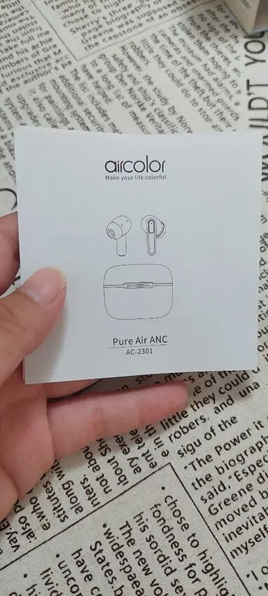 3C｜ aircolor Pure Air ANC 真無線藍