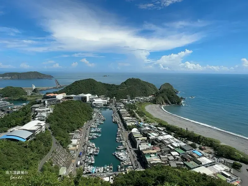 蘇澳壯麗絕美海景【南方澳景觀台】180度零死角，遠眺筆架山、