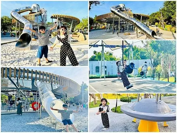 ★台中親子景點推薦★最新特色遊戲場『中央公園--飛行美樂地』
