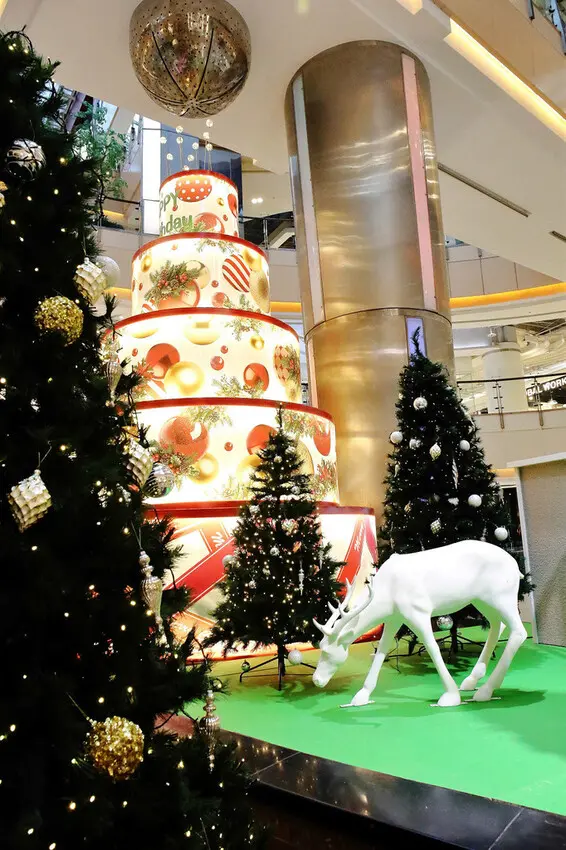 2024年最美室內聖誕裝置藝術在大江購物中心！絕美打卡秘境等