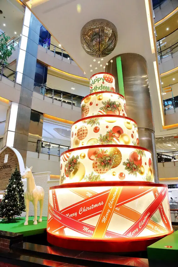 2024年最美室內聖誕裝置藝術在大江購物中心！絕美打卡秘境等