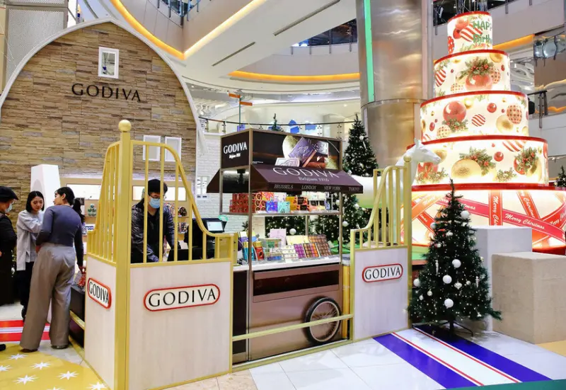 2024年最美室內聖誕裝置藝術在大江購物中心！絕美打卡秘境等