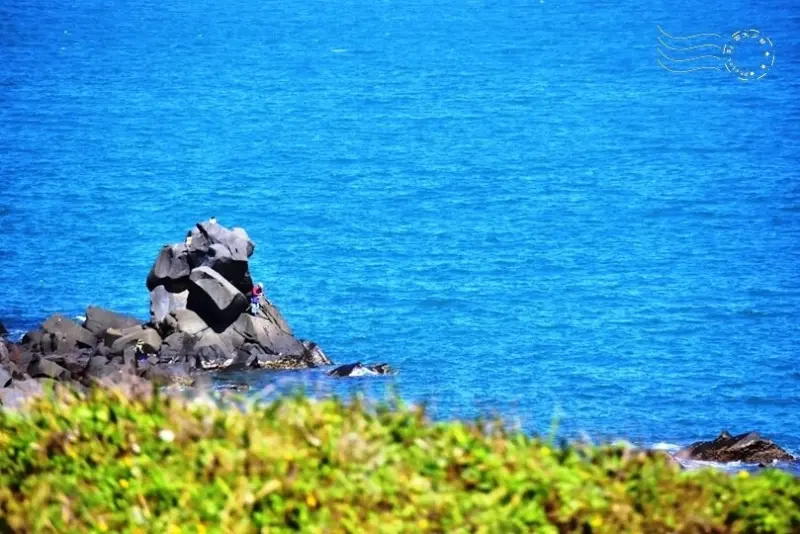 富貴角公園:風稜石