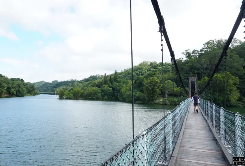 【寶山步道】寶山水庫環湖步道,寶湖,碧湖吊橋,o型走一圈！