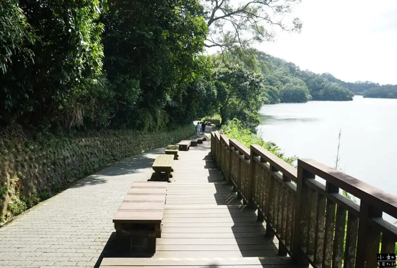 【寶山步道】寶山水庫環湖步道,寶湖,碧湖吊橋,o型走一圈！
