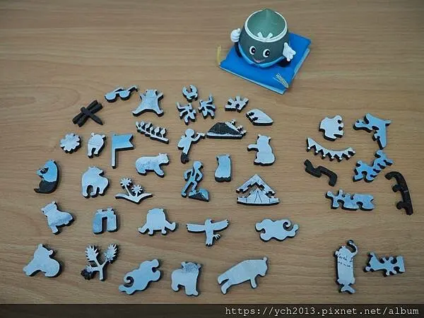 海裡魚木質拼圖/一年高山-Nov.北大武山秋季雲海，不規則拼