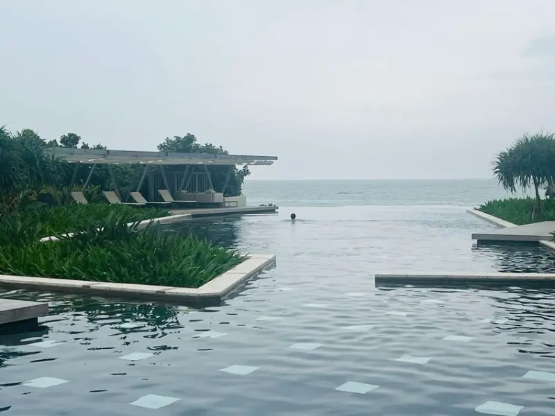 日本沖繩住宿篇：星野集團虹夕諾雅沖繩。無邊際泳池。柔道活動體