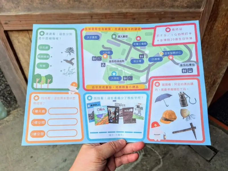 【活動】新北市立黃金博物館「金博20年 好友來祝福」闖關遊戲