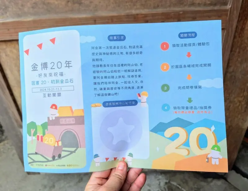 【活動】新北市立黃金博物館「金博20年 好友來祝福」闖關遊戲