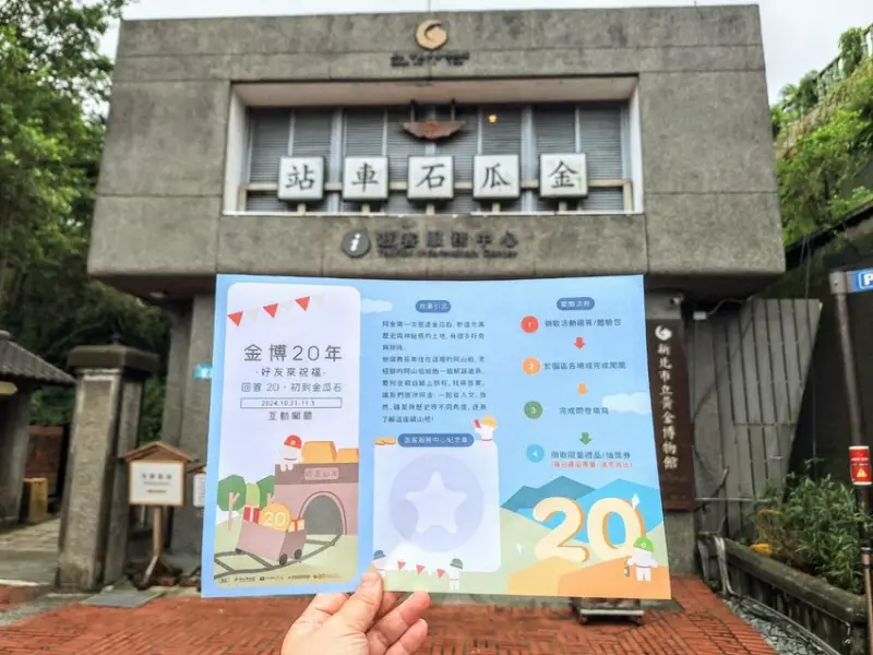 【活動】新北市立黃金博物館「金博20年 好友來祝福」闖關遊戲