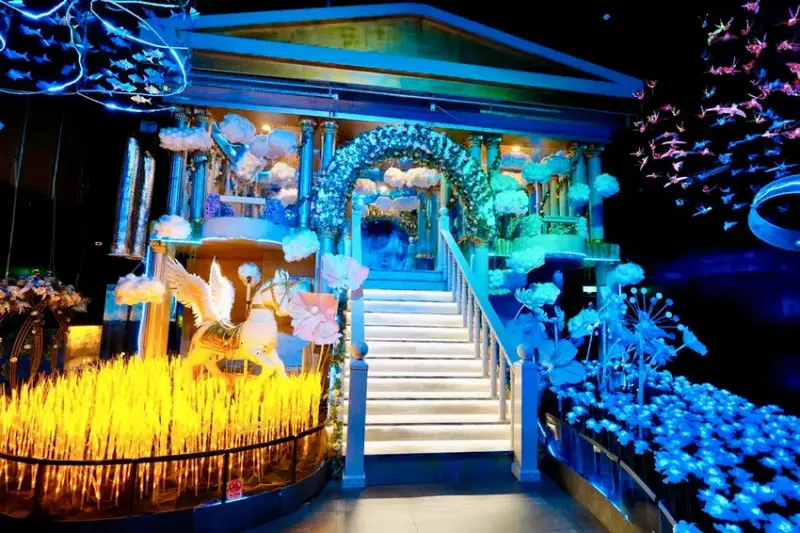 台中親子景點「約客&厚禮 築夢手創館」，粉紅芭比廣場、冰雪奇