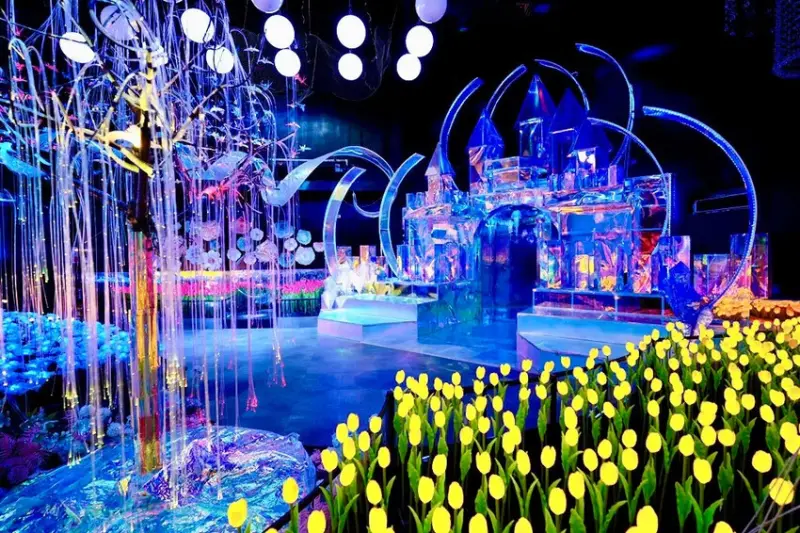 台中親子景點「約客&厚禮 築夢手創館」，粉紅芭比廣場、冰雪奇