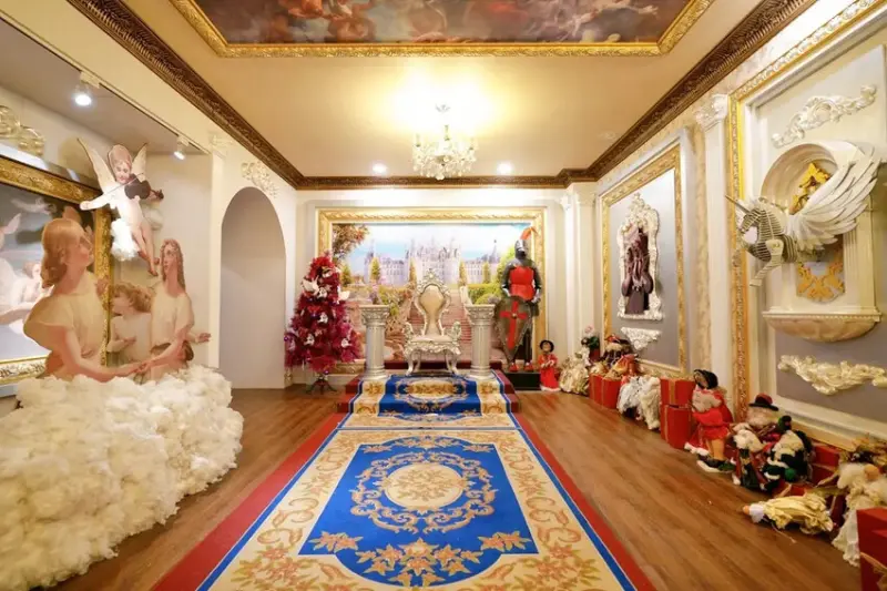 台中親子景點「約客&厚禮 築夢手創館」，粉紅芭比廣場、冰雪奇