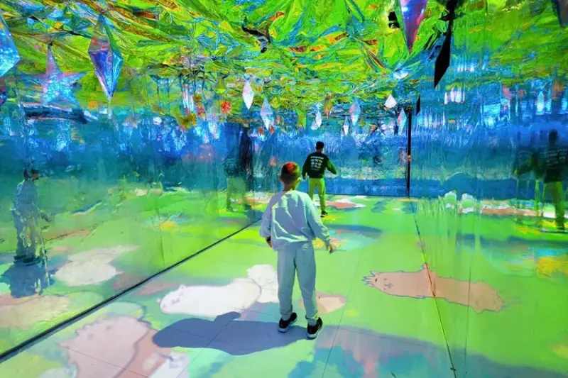 台中親子景點「約客&厚禮 築夢手創館」，粉紅芭比廣場、冰雪奇