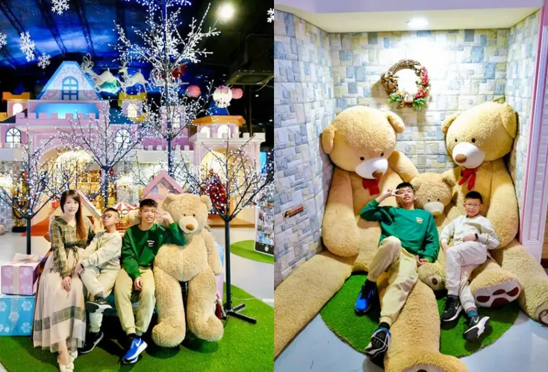 台中親子景點「約客&厚禮 築夢手創館」，粉紅芭比廣場、冰雪奇