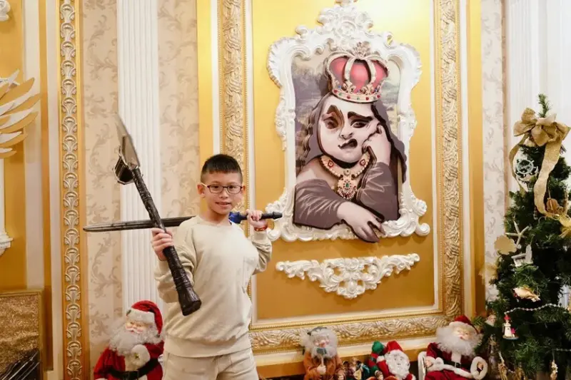 台中親子景點「約客&厚禮 築夢手創館」，粉紅芭比廣場、冰雪奇