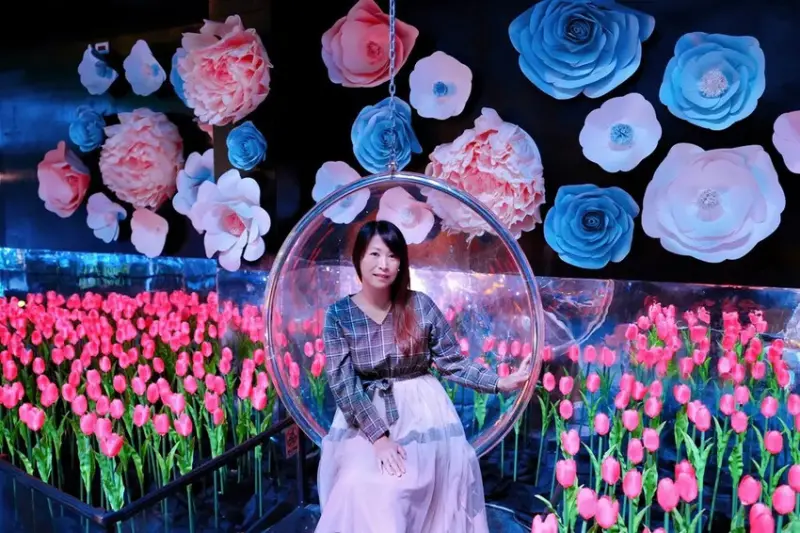 台中親子景點「約客&厚禮 築夢手創館」，粉紅芭比廣場、冰雪奇