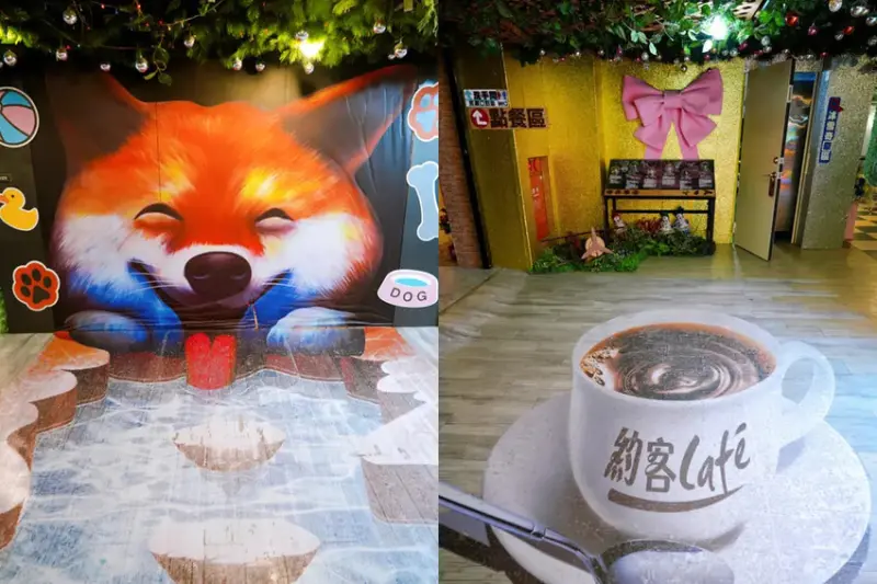 台中親子景點「約客&厚禮 築夢手創館」，粉紅芭比廣場、冰雪奇