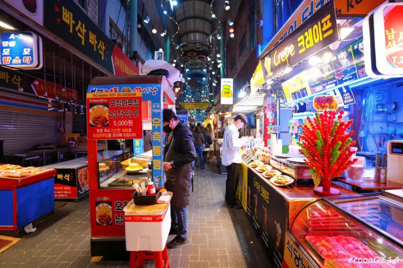 韓國釜山夜市美食「富平罐頭市場」，南浦洞密陽血腸豬肉湯飯，釜
