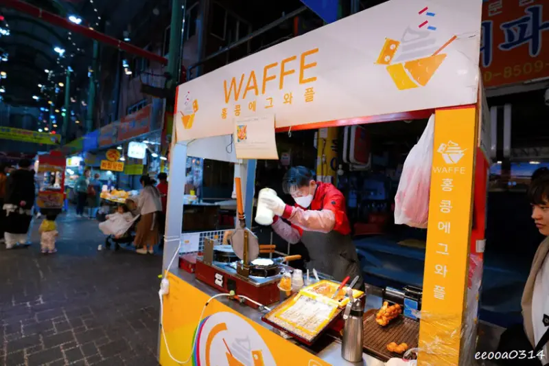 韓國釜山夜市美食「富平罐頭市場」，南浦洞密陽血腸豬肉湯飯，釜