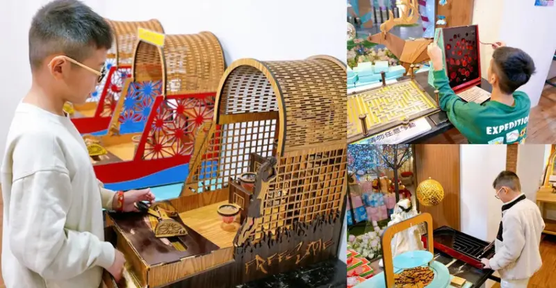 台中親子景點「約客&厚禮 築夢手創館」，粉紅芭比廣場、冰雪奇