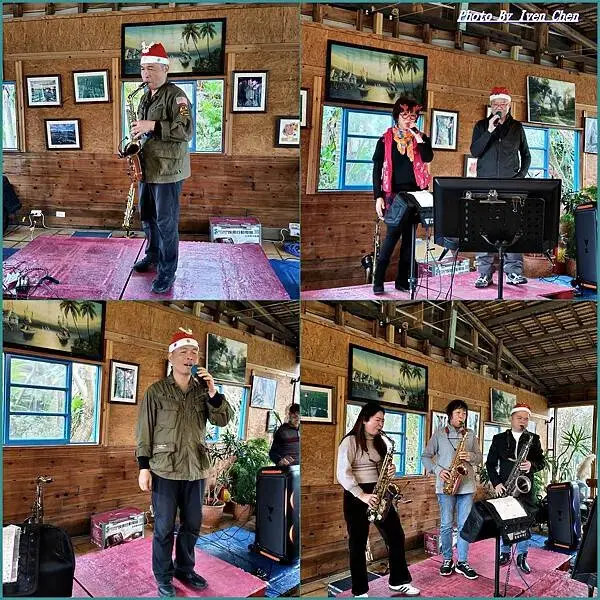 《桃園觀音休閒農場餐廳》跟著楊梅社大薩克斯風團班歡度聖誕節