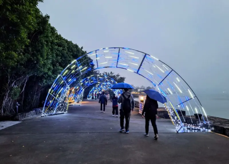 【活動】「2024光映淡水—無垠之光」淡水海關碼頭，閃耀新北