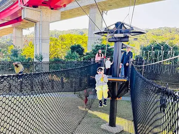 ★桃園親子景點推薦★桃園最新特色遊戲場『平鎮運動公園』，全新