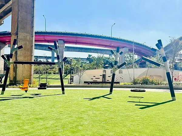 ★桃園親子景點推薦★桃園最新特色遊戲場『平鎮運動公園』，全新