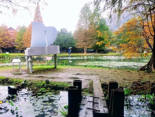 2024.12.13 造訪苗栗縣南庄雲水溫泉度假莊園落羽松湖秘境莊園(Bald Cypress lake landscape at Cloud-Water Resort Villa),   , Miaoli county, North Taiwan, photos by SJKen , Dec 13, 2024.
