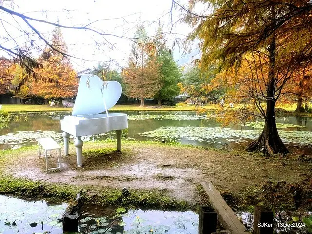 2024.12.13 造訪苗栗縣南庄雲水溫泉度假莊園落羽松湖秘境莊園(Bald Cypress lake landscape at Cloud-Water Resort Villa),   , Miaoli county, North Taiwan, photos by SJKen , Dec 13, 2024.