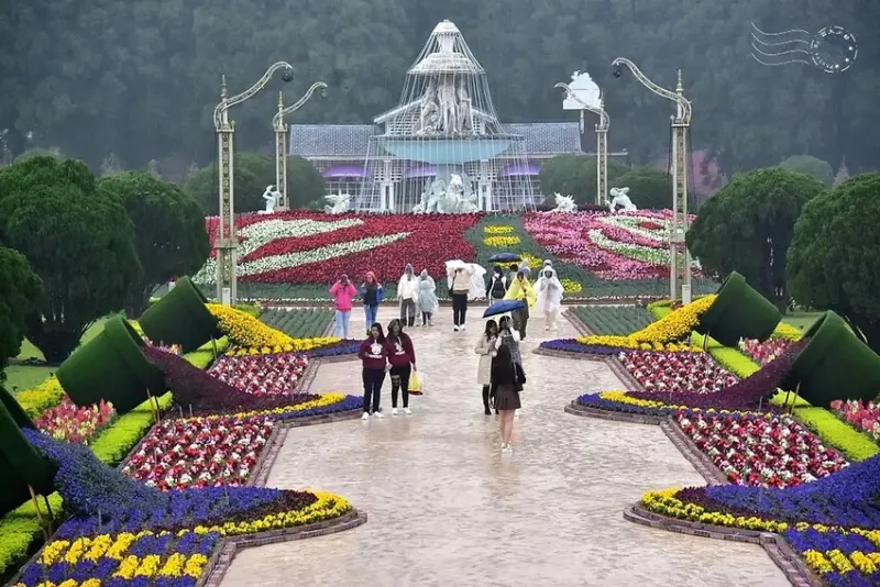 九族文化村:水沙連歐式宮廷花園