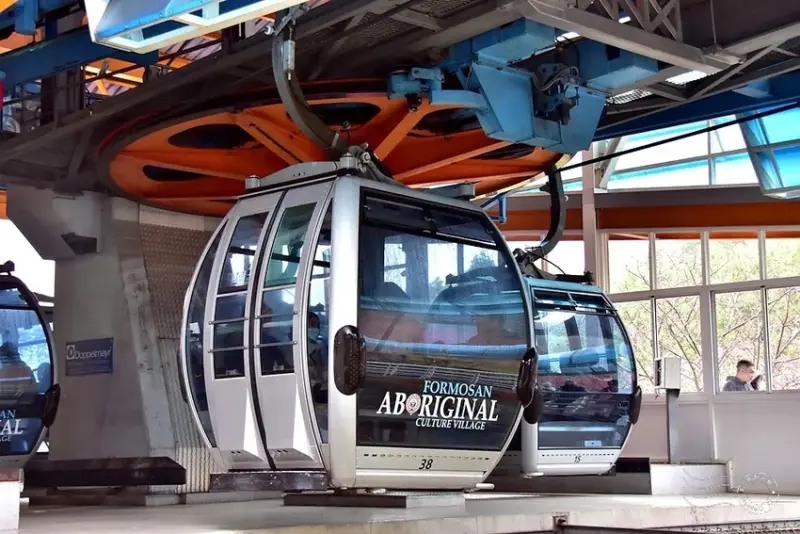 九族文化村:纜車站