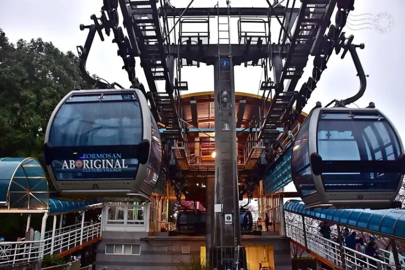 九族文化村:纜車站
